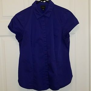 Medium Royal Blue Worthington blouse EUC